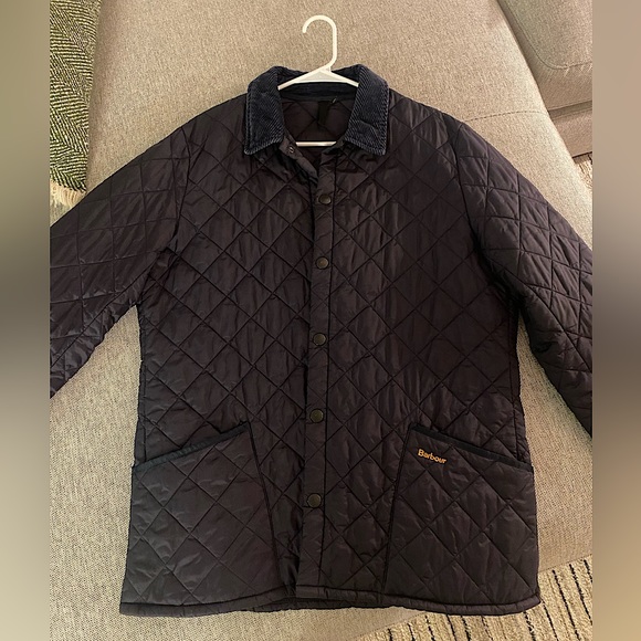 Barbour Heritage Liddesdale Quilted Jacket - Navy Blue - XL - Picture 1 of 4